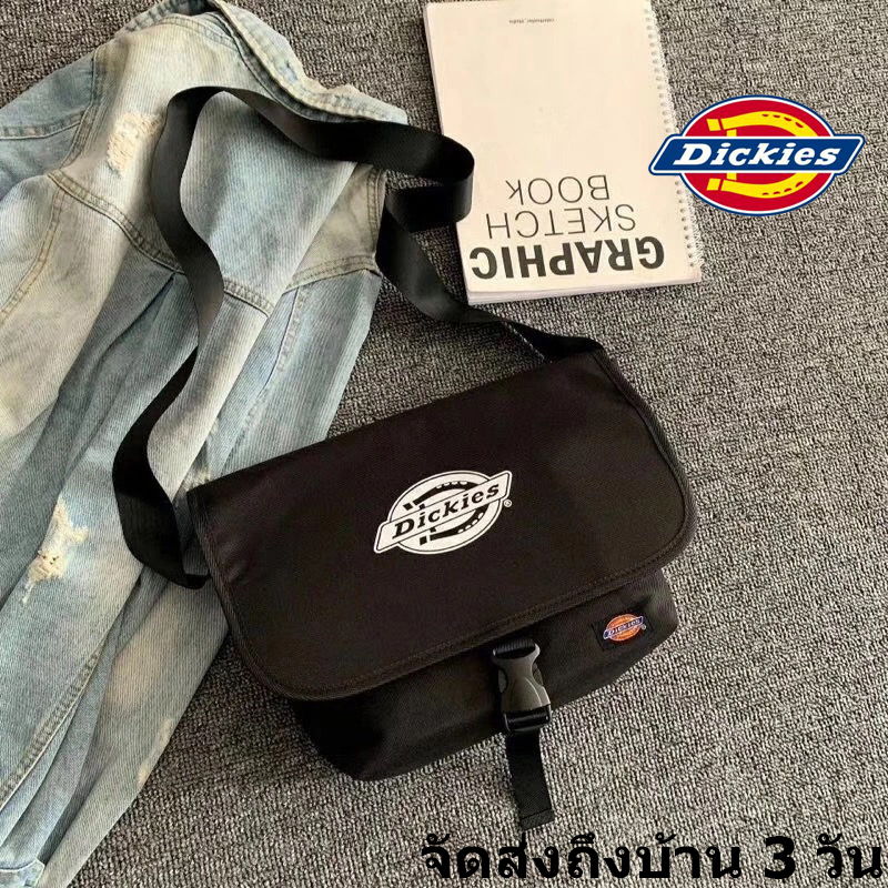 Dickies กระเป๋าสะพายสไตล์เกาหลีผู้ชาย & แฟชั่นสำหรับผู้หญิงกระเป๋าไปเที่ยว