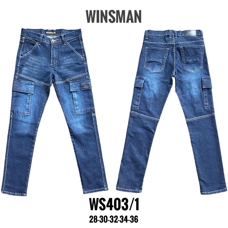 DRKSHDW Men's Denim Pants Blue