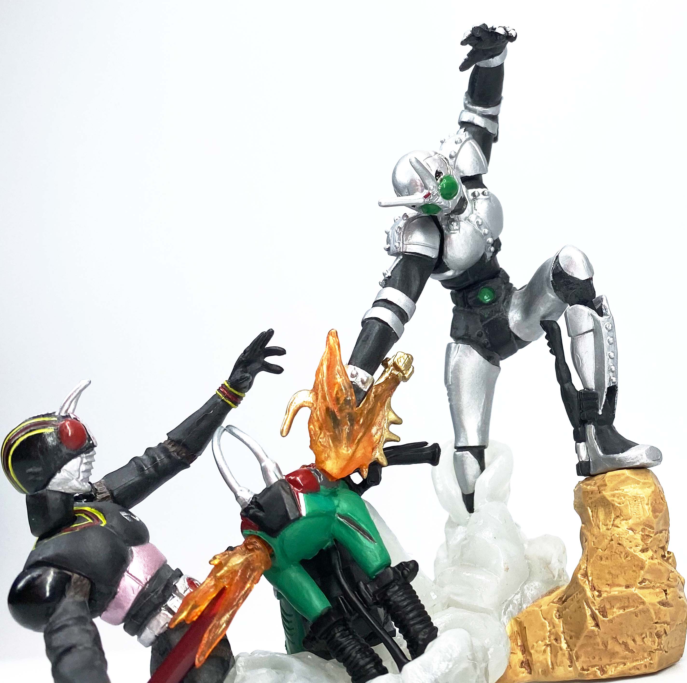 Shadowmoon Mask Rider Bandai Masked Rider Imagination 3 kamen rider Black VS Shadowmoon ...