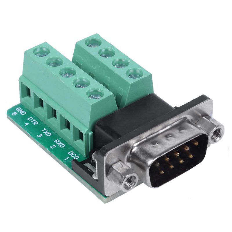 Bảng giá RS232 Serial to Terminal DB9 Male Adapter Connector Signals Terminal Module Phong Vũ