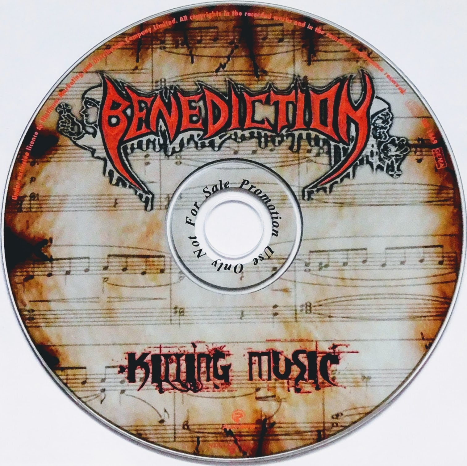 CD (Promotion) Benediction - Killing Music (CD Only)