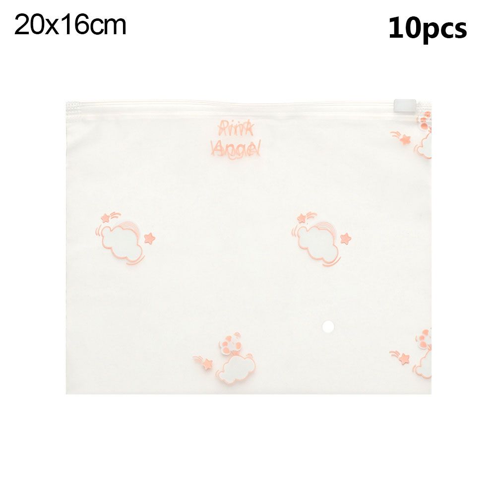 BETTERFORM 5 10pcs 6 Sizes Plastic Packing Bag Cartoon Style Zip Lock betterform-5-10pcs-6-sizes-plastic-packing-bag-cartoon-style-zip-lock