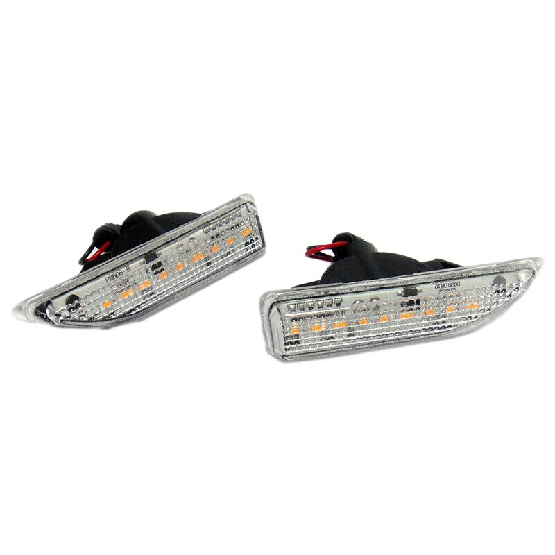 Car Dynamic Sequential LED Side Marker Light Turn Signal Lamp 2Pcs Clear Lens for MINI Countryman F60 2017-2020