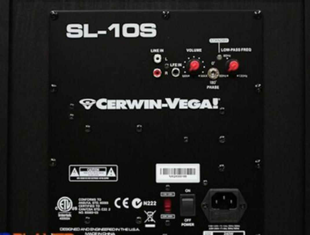 CerwinVega Subwoofer 10 SL10S Sound Republic ThaiPick
