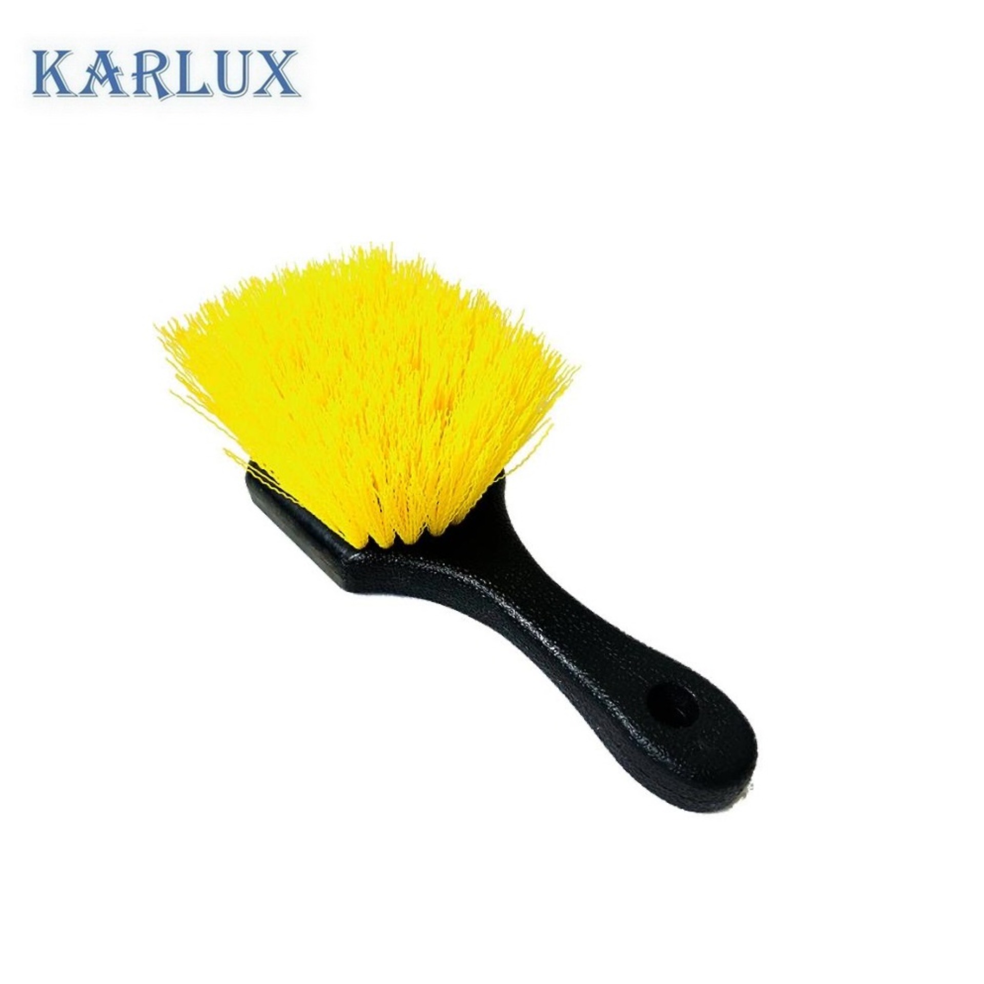 Karlux แปรงทำความสะอาดอเนกประสงค์ สีเหลือง ยางรถยนต์ ขัดล้อ Utiity Brush