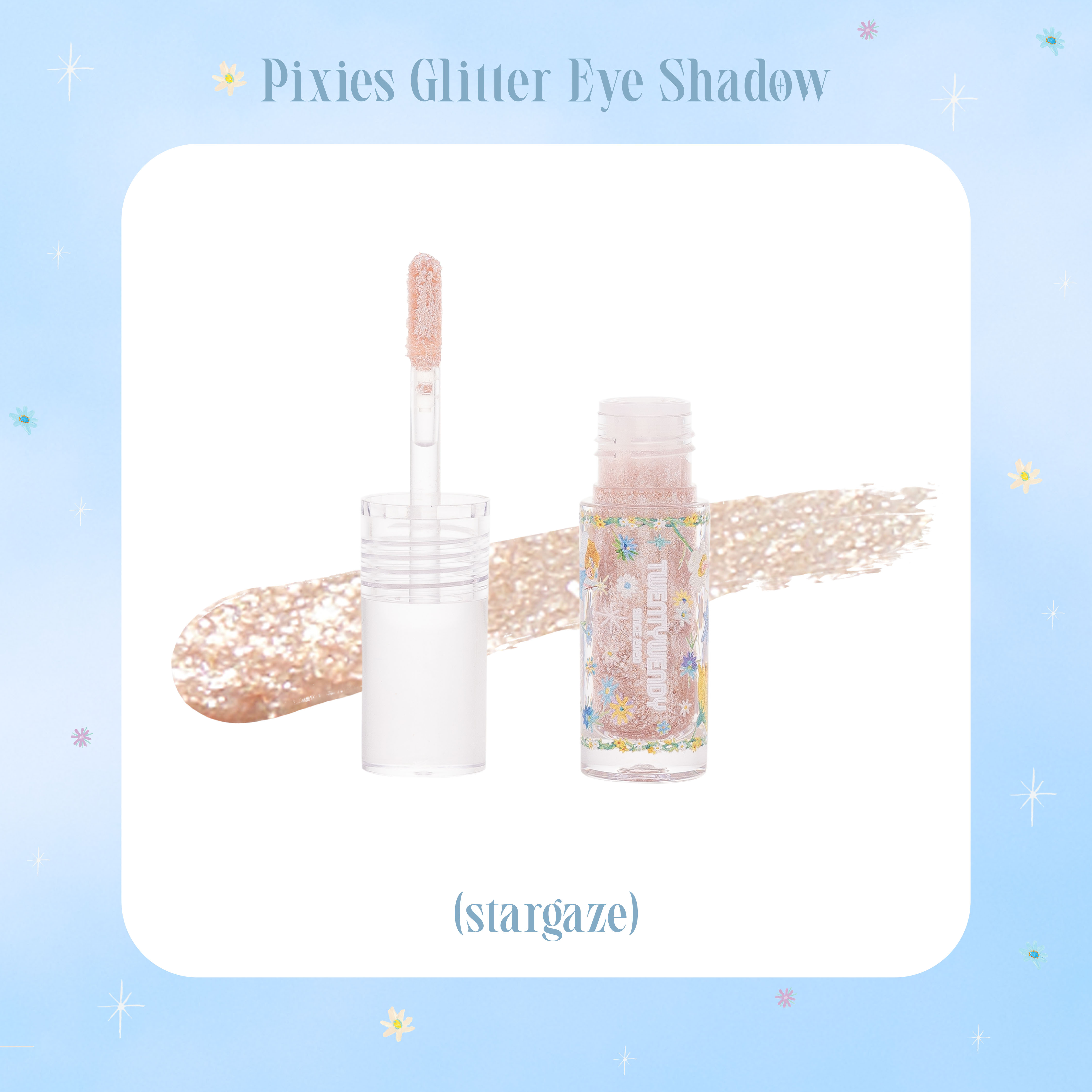 TWENTYWENDY PIXIES GLITTER EYESHADOW STARGAZE ( Fairy Garden