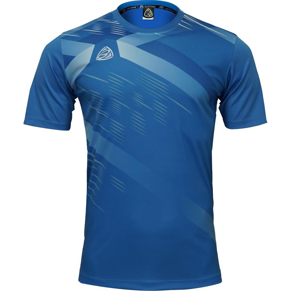EGO SPORT EG5116 KIDS เสื้อฟุตบอลคอกลม สีฟ้า