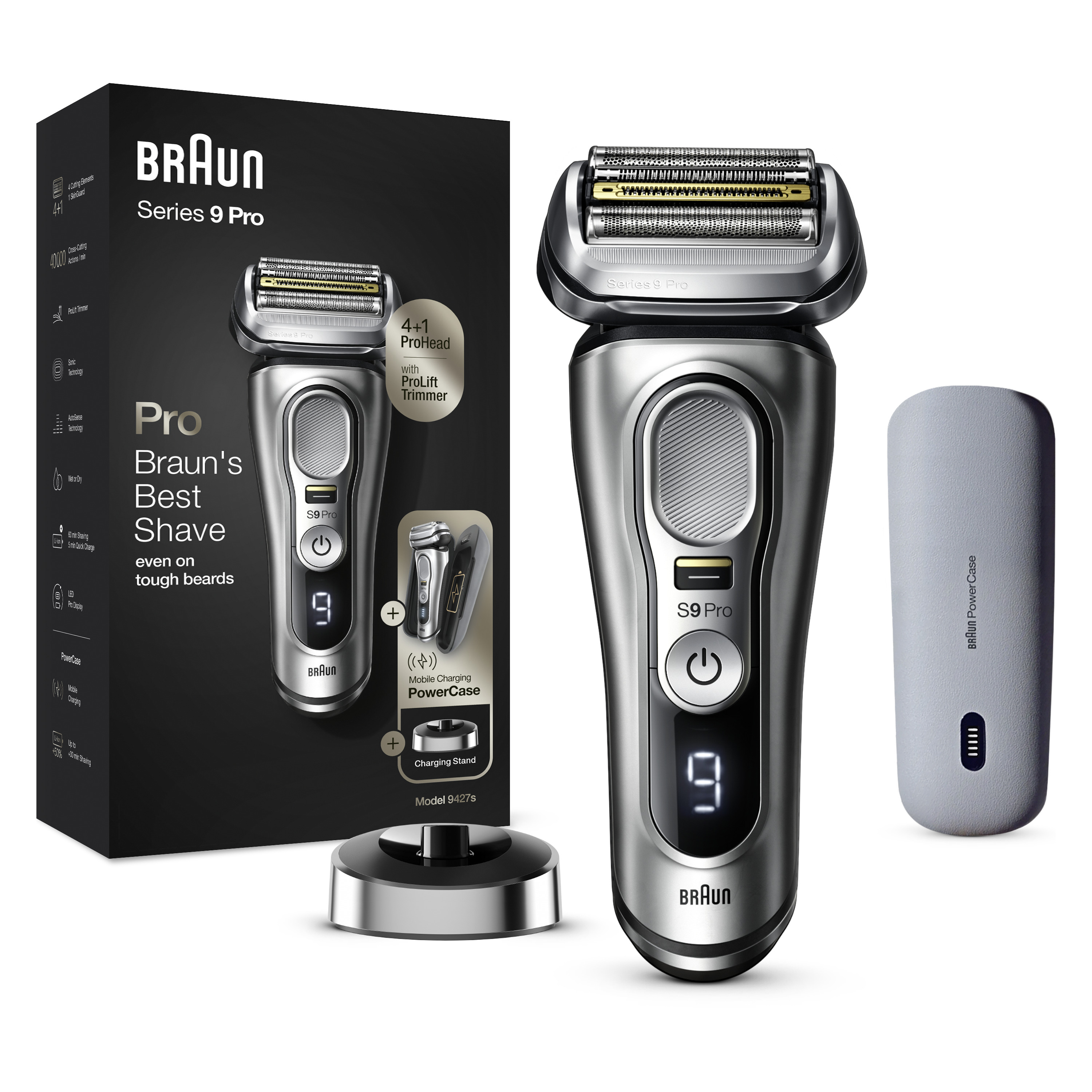 BRAUN SHAVER 9427s SILV BOX ราคา 28,000 บาท*ส่งฟรี