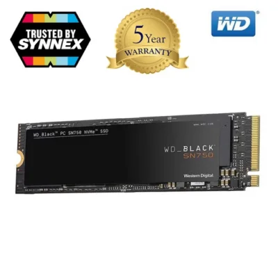 [พร้อมส่ง] WD BLACK SN750 250GB / 500GB / 1TB SSD M.2 NVME ประกัน SYNNEX 5 ปี WD SSD M.2 PCIE