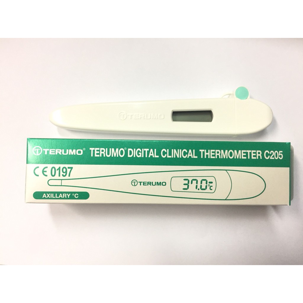ลดเพิ่ม 9 Terumo Digital thermometer รุ่น C205 พร้อมคู่มือภาษาไทย ปรอท