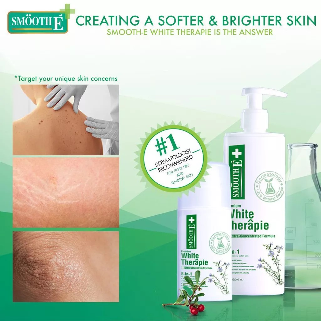 Smooth e white therapie moisturising lotion สมูทอี ไวท์เทอราพี มอยซ์เจอร์ไรซิ่ง โลชั่น 100มล - ASOKEVEJ - ThaiPick