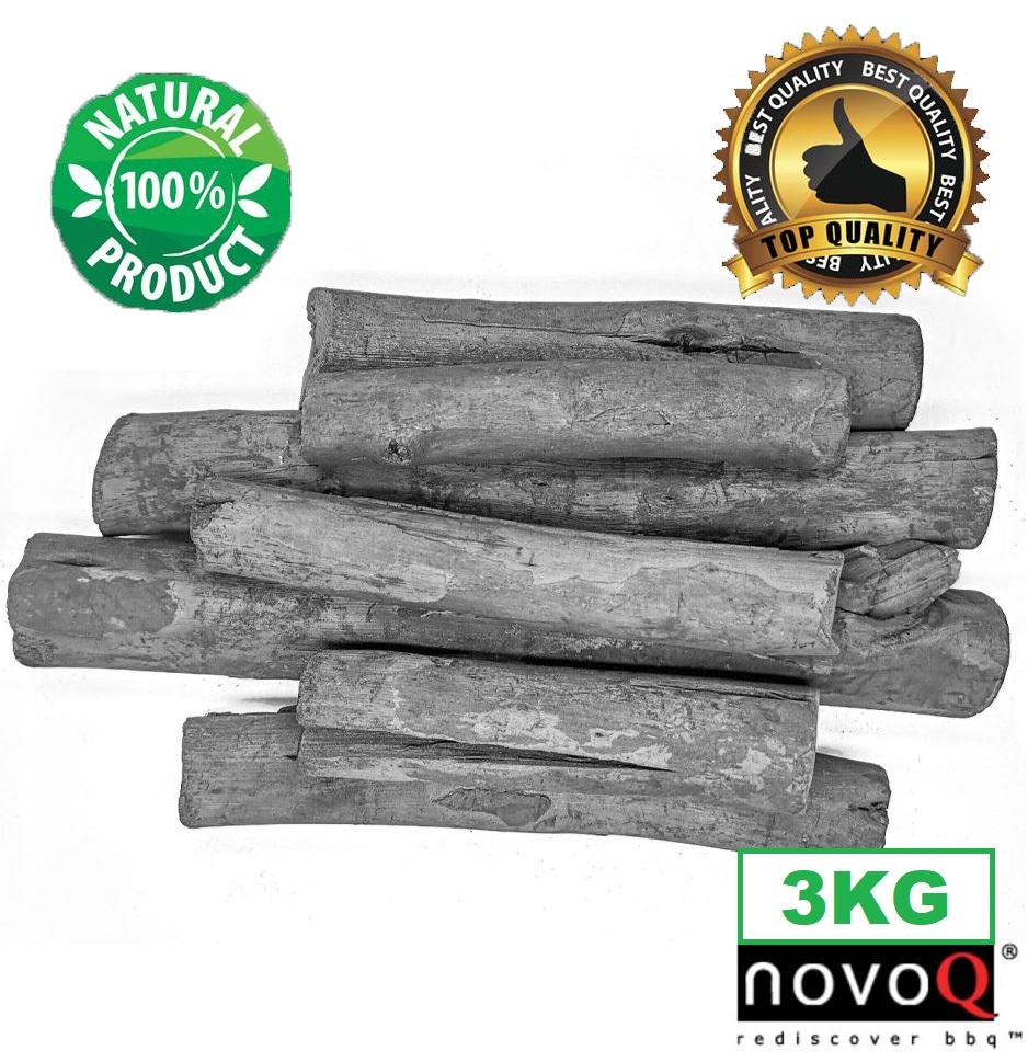 PREMIUM BBQ WOOD LUMP CHARCOAL 3KG (Grade A, TOP QUALITY) ถ่านไม้บาร์บีคิวพรีเมี่ยม 3 ก.ก (เกรด A, คุณภาพสูงสุด)