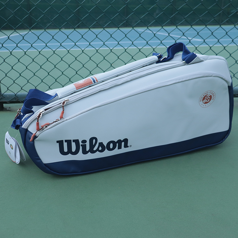 Genuine Wilson Wilson 6/9 Tennis Bag Federer Men's and Women's One