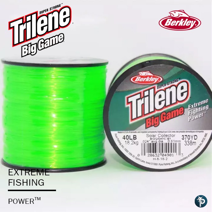 Berkley Trilene Biggame 650yds #20lb (Green)*สายเอ็นโมโน - 7 SEAS