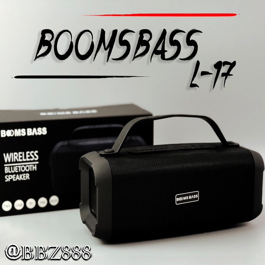 【L-17 แบรนด์แท้100% 】โปรจัดเต็ม รีบจัดด่วน ลำโพง Booms bass รุ่น L17 ...