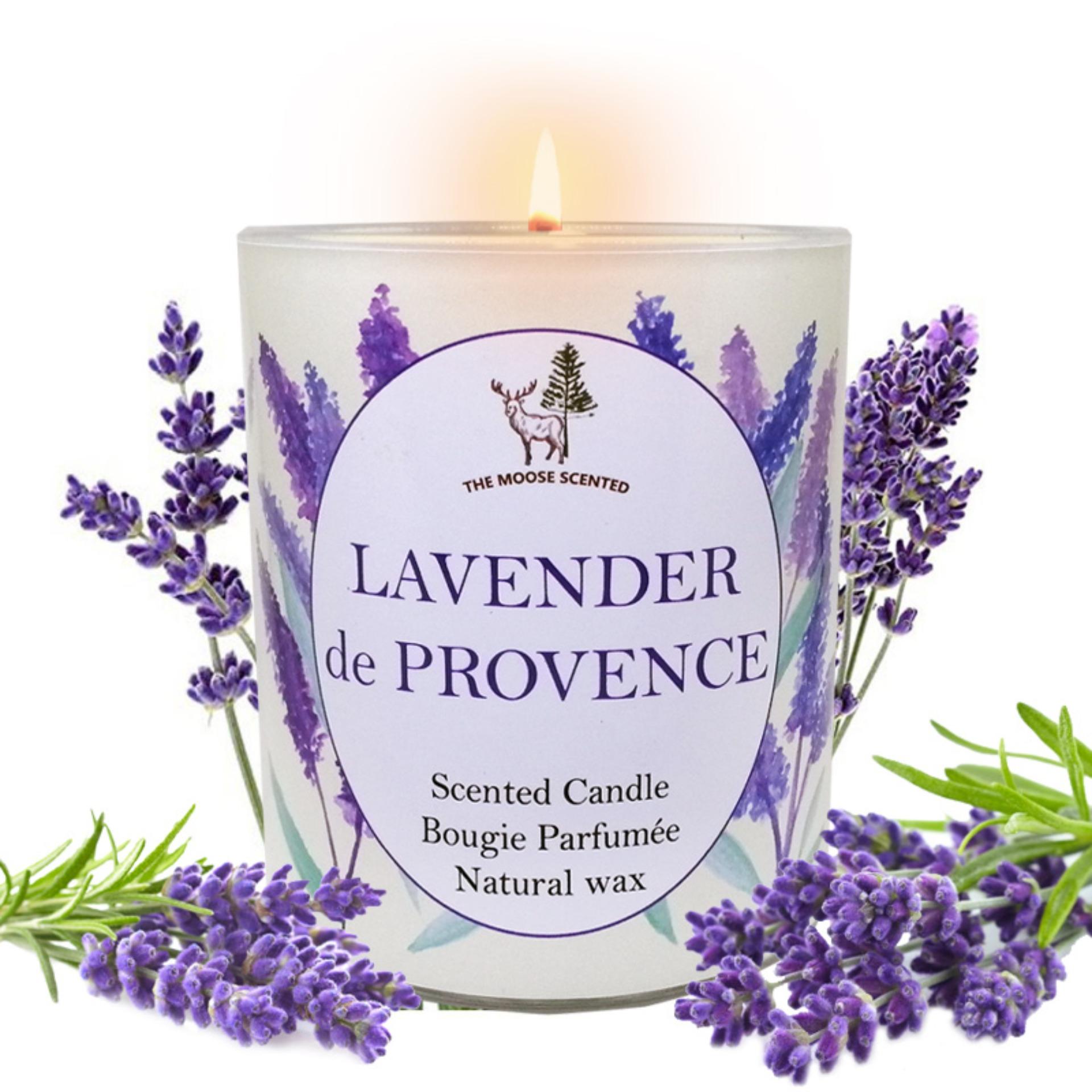 เทียนหอม Soy Wax กลิ่นทุ่งดอกลาเวนเดอร์ แห่งโพรวองซ์ LAVENDER de PROVENCE ประเทศฝรั่งเศส