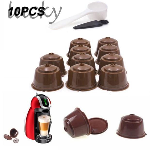 แคปซูลสีกาแฟสำหรับ Nescafe Dolce Gusto 10 ชิ้น | ส่งฟรี มีเก็บเงินปลายทาง #NescafeDolceGusto #Nescafe #เนสกาแฟ #กาแฟแคปซูล #แคปซูลกาแฟ #CoffeeCapsule #Capsule #americano #espresso #cappucino #starbucks #สตาร์บัค #freedelivery