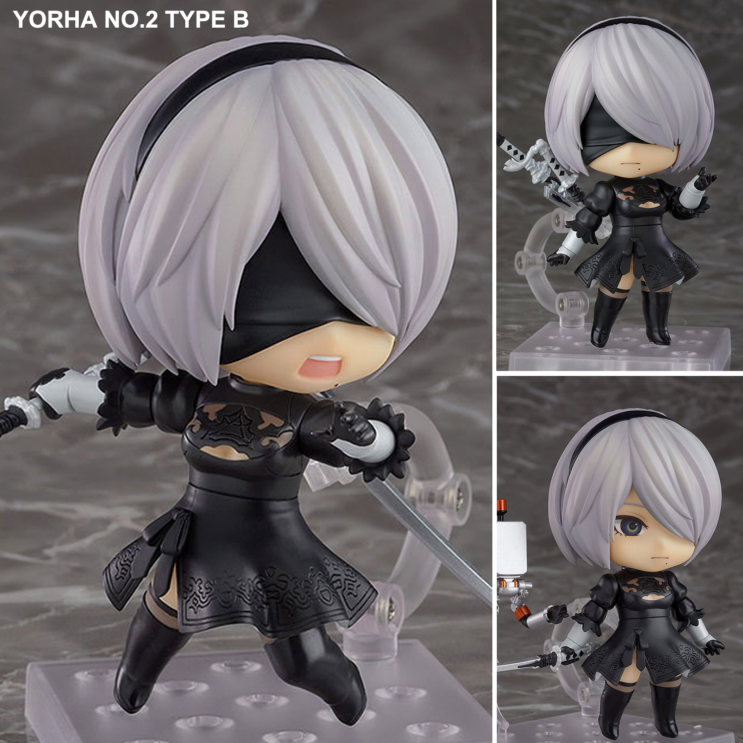 Nendoroid เนนโดรอยด์ จากเกม Game NieR Automata เนียร์ ออโตมาตา 2B YoRHa ...