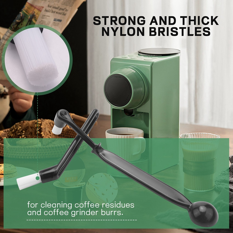 Coffee Machine Cleaning Set Coffee Grinder Brush Coffee Machine Group Head Cleaning Brush with Coffee Machine Filter