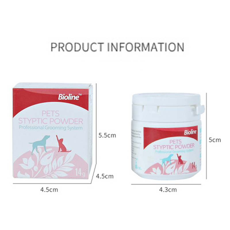 [Four Seasonspet] Pet Styptic Stop Bleeding Powder Dog Cat บาดแผลห้าม ...