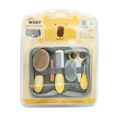 Moby เบบี้ โมบี้ ชุดอุปกรณ์ตัดเล็บและหวี (ฺBaby Grooming Set)