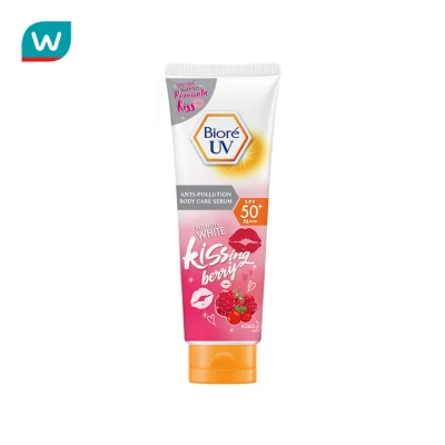 Biore UV Anti-Pollution Body Care Serum Intensive White Kissing Berry SPF50+PA+++ 188 Ml.
