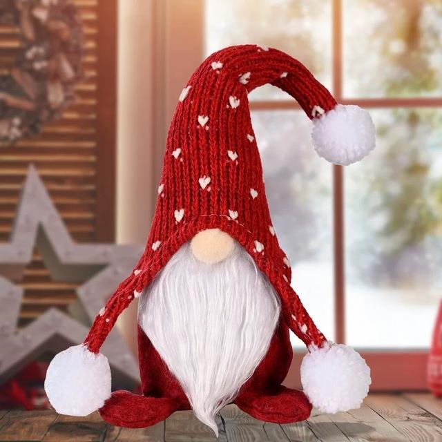 Gnome Christmas Decorations 2023 Faceless Doll Merry Christmas Decorations  For Home Ornament Happy New Year 2024 Noel Xams