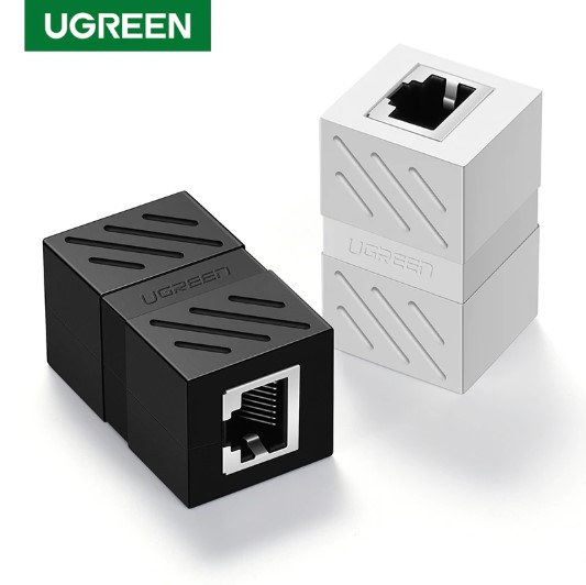 Ugreen RJ45 Connector Cat7/6/5e Ethernet Adapter Network Extender Extension Cable for Ethernet Cable Female to Female