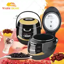 ภาพขนาดย่อของสินค้าหม้อต้มไข่มุกไฟฟ้า หม้อต้มไข่มุกอัตโนมัติ 5L 500W Boba Cooker