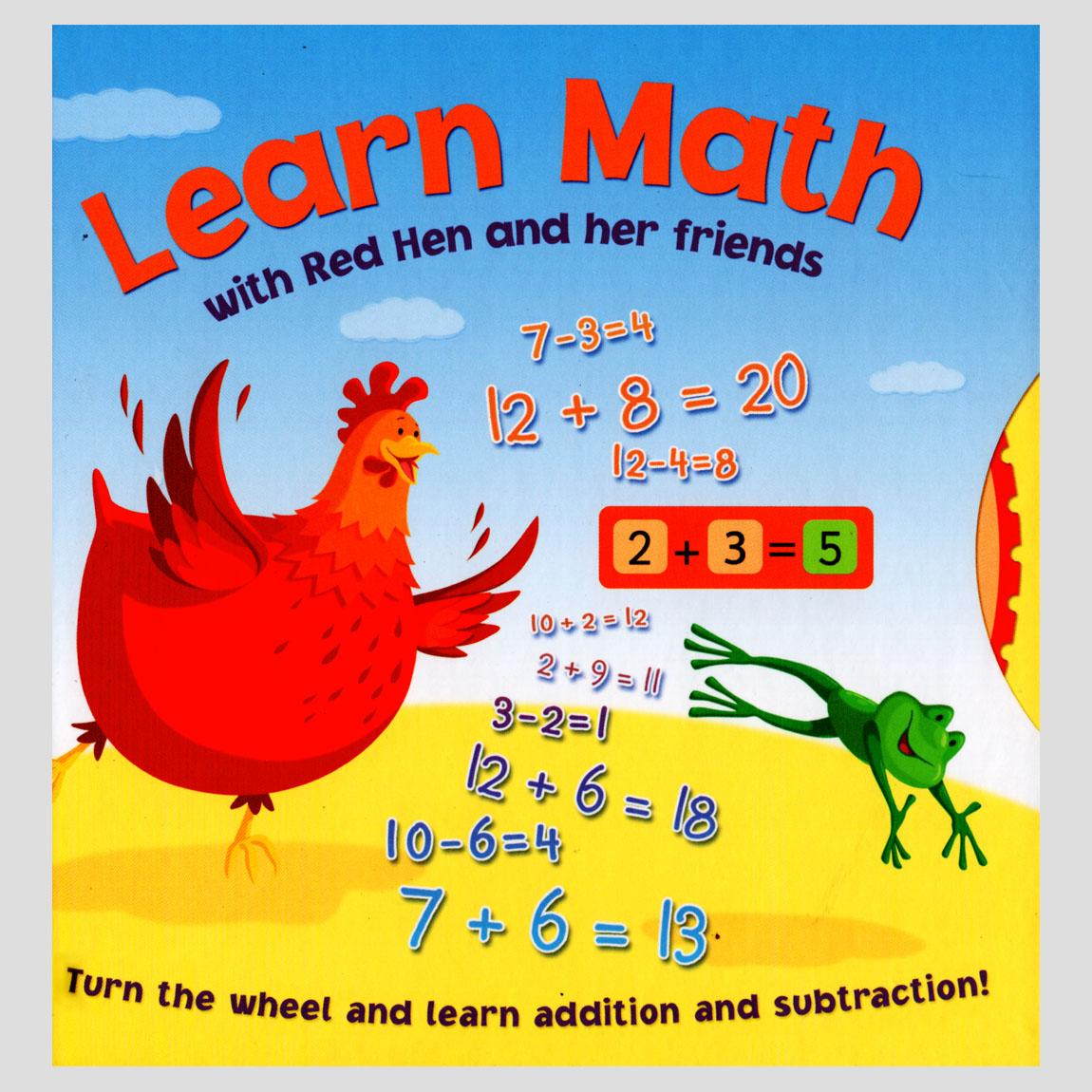 Learn Math with Red Hen and her friends หนังสือสอนเลข