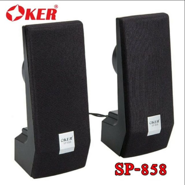 OKER  มีช่องเสียบหูฟัง ลำโพงคอมพิวเตอร์โน้ตบุ๊ครุ่น SP-858