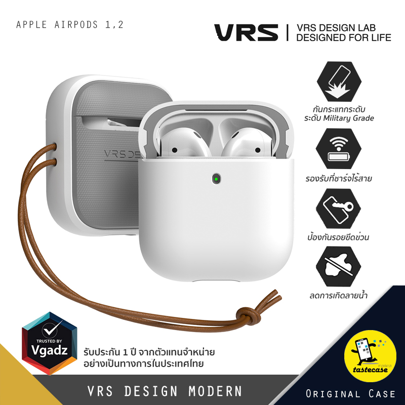 VRS DESIGN Modern เคสกันกระแทกสำหรับ แอร์พ็อต 1&2 ของแท้รับประกัน 1 ปี รองรับ Wireless Charge