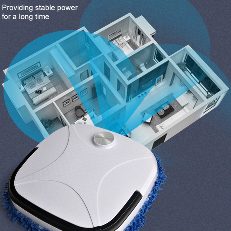หุ่นยนต์ถูพื้น ทำความสะอาดพื้น ใช้งานได้ดีเยี่ยม หุ่นยนต์ถูพื้นเปียกและแห้ง Intelligent automatic brush mopper