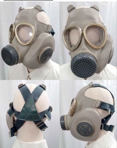 ภาพหน้าปกสินค้าหน้ากากกันแก๊ส ของเเท้ PLA M65 Gas Mask + Filter ติดที่เเก้ม + กระเป๋าสะพาย ร้าน BKK Militaria ที่เกี่ยวข้อง