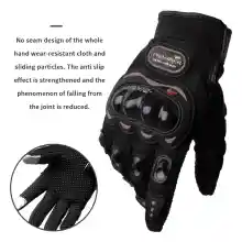 ภาพขนาดย่อของภาพหน้าปกสินค้าถุงมือมอเตอร์ไซค์ ถุงมือทัชสกรีนมือถือได้ ถุงมือขับมอเตอร์ไซค์ ถุงมือขับรถ ProBiker Full Finger Motorcycle Gloves ถุงมือขี่จักรยาน กันลื่น SP64 จากร้าน Yoga Fitness บน Lazada ภาพที่ 2