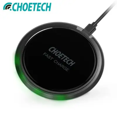 CHOETECH ที่ชาร์จแบตไร้สาย แท่นชาร์จแบต Wireless QI Charger Fast Wireless Charging Pad 10W For iPhone Xr Xs Max X Airpods 2 quick charger