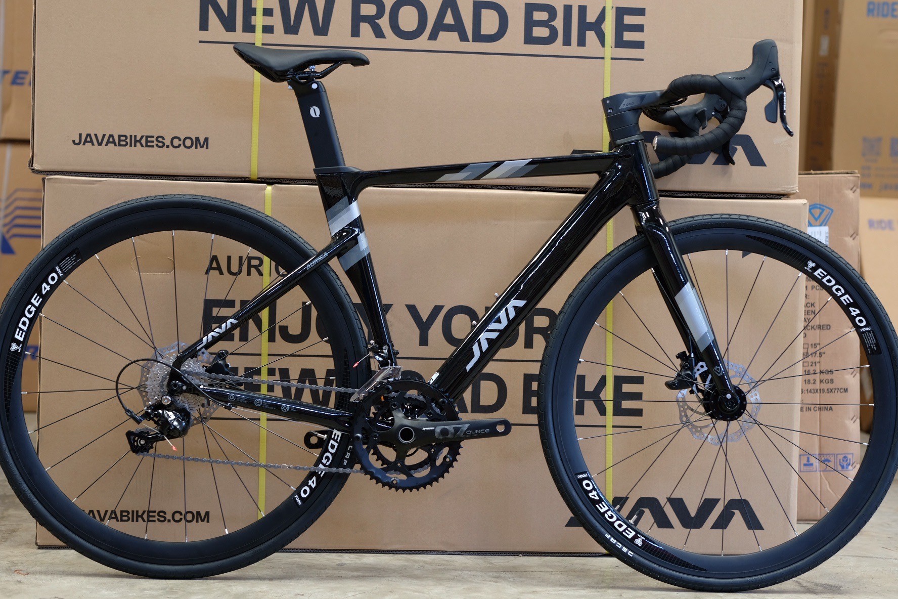 จักรยานเสือหมอบ Java Auriga R5 18sp ชุดขับ L-Twoo เฟรมอะลูมิเนียม แฮนด์ ...