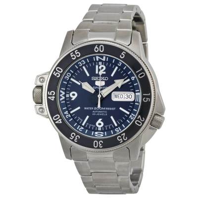 ดูภาพ Karnvera Shop Seiko นาฬิกาข้อมือผู้ชาย Dark Blue Dial Men Watch SKZ209J1 เพิ่มเติม Karnvera Shop Seiko นาฬิกาข้อมือผู้ชาย Dark Blue Dial Men Watch SKZ209J1