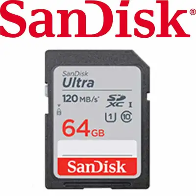 SanDisk Ultra SDXC SDSDUNC4 64GB 120MB รับประกันสินค้าแท้100%