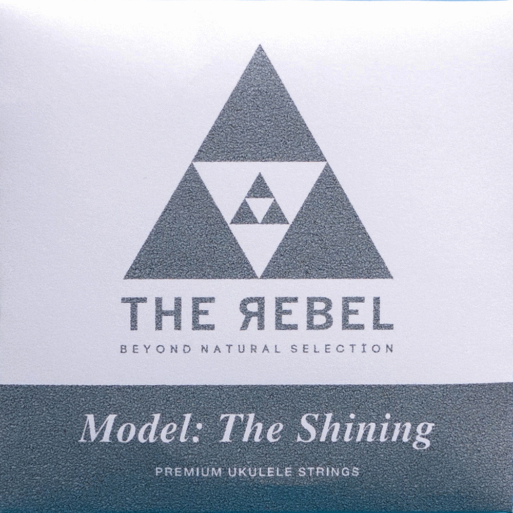 The Rebel The Shining Soprano and Concert Low G Strings สายอูคูเลเล่ ยี่ห้อเรเบล ไซส์โซพร่าโน่-คอนเสิร์ต โลว์จี สีใส
