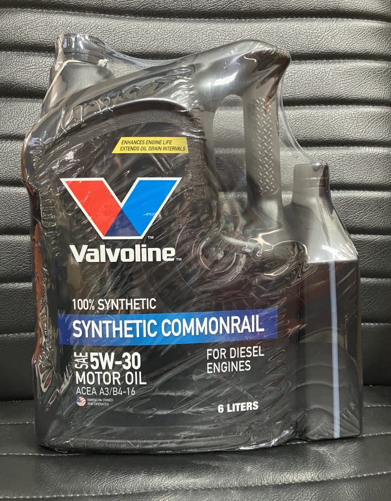 VALVOLINE SYNTHETIC COMMONRAIL 5W30 ดีเซล (มี 3 ขนาดให้เลือก 6 ลิตร 7