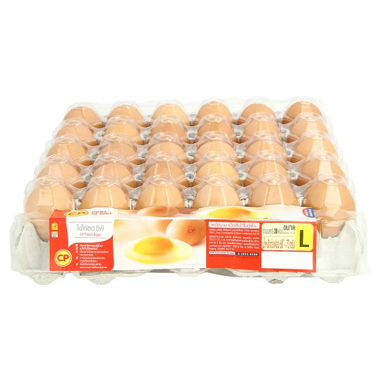 ซีพี ไข่ไก่สด เบอร์ 1-2 ขนาดใหญ่ 30 ฟอง ผลิตภัณฑ์จากนมเนย และไข่สำหรับอุปโภคบริโภค