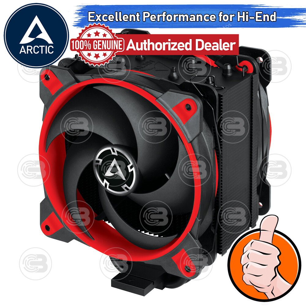 ?Heat Sink Arctic Freezer 34 eSports DUO Tower CPU Cooler (Red) ประกัน 10 ปี