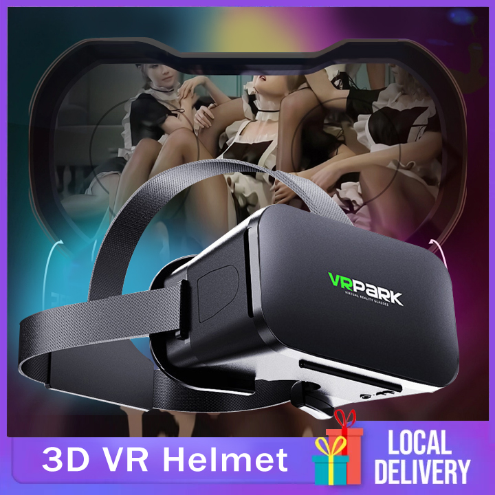 กลายเป็นโรงภาพยนตร์จอยักษ์ IMAX ในไม่กี่วินาที แว่นVR แว่น 3D แว่นตาดูหนัง สำหรับสมาร์ทโฟนทุกรุ่น สีดำ ปรับสายตาสั้นได้ 0 ~ 400 องศา เกมวีอาร์ แว่นดูหนัง ประสบการณ์การมองเห็น 360 องศา 3D VR box เล่นเกม แว่นvrมือถือ Glasses with Stereo Headphone