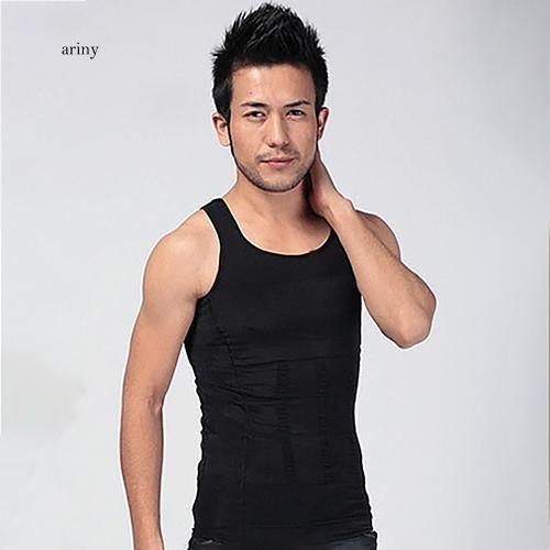 ★Men's Slimming Body Shaper Waist Training Corset Tank Top Vest