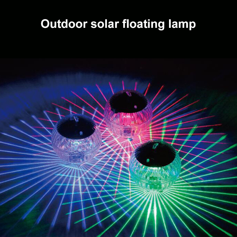 LED light solar light solar panel water float light floating light magic ball light garden decorative light pool light