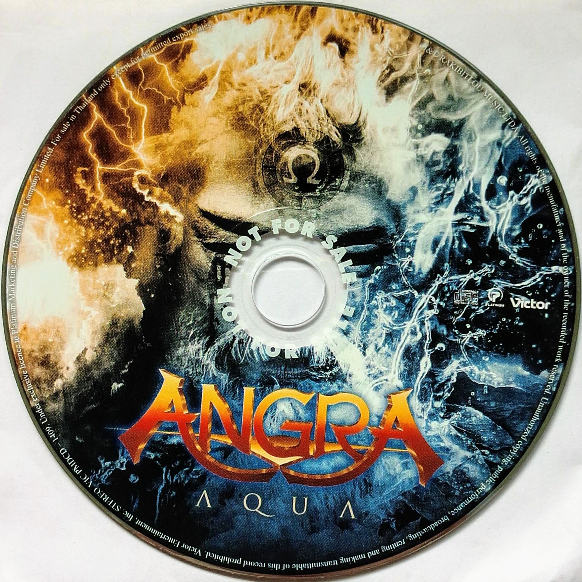 CD (Promotion) Angra - Aqua (CD Only)