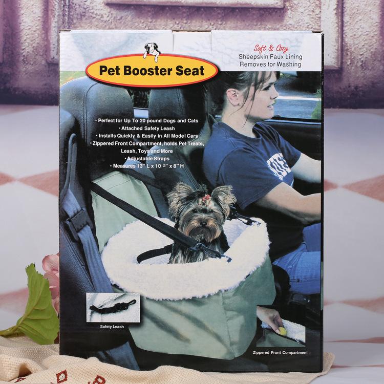 กระเป๋าที่นั่งน้องหมาในรถยนต์ กระเป๋าที่นั่งสัตว์เลี้ยง ใช้ได้ทั้งเบาะหน้า-เบาะหลัง Pet Booster Seat