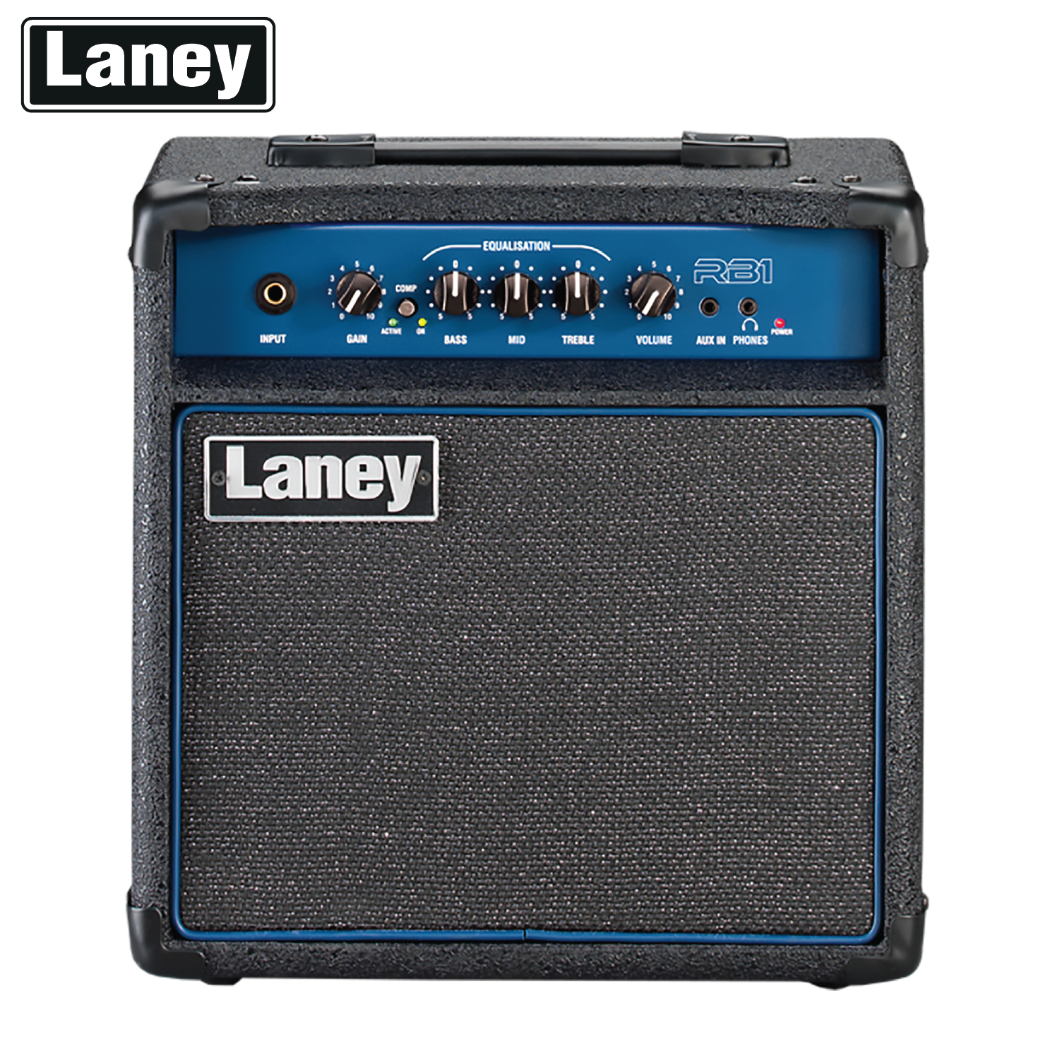 Laney® RB1 Bass Amp แอมป์กีตาร์เบส แอมป์เบส 15 วัตต์ ตั้งเอียงได้ พร้อมเอฟเฟค Compression ต่อหูฟัง/Aux In ได้ + ฟรี ปลั๊กไฟ & คู่มือ **ประกันศูนย์ 1 ปี**
