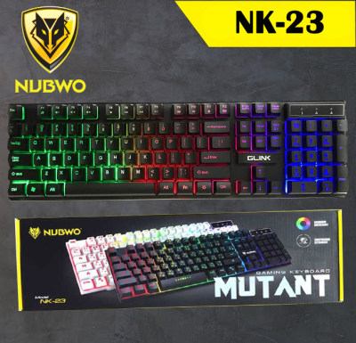 ดูภาพ Nubwo NK-23 แท้ 100% คีบอร์ดเกมมิ่ง LED MUTANT Gaming Keyboard คีบอร์ด เพิ่มเติม Nubwo NK-23 แท้ 100% คีบอร์ดเกมมิ่ง LED MUTANT Gaming Keyboard คีบอร์ด